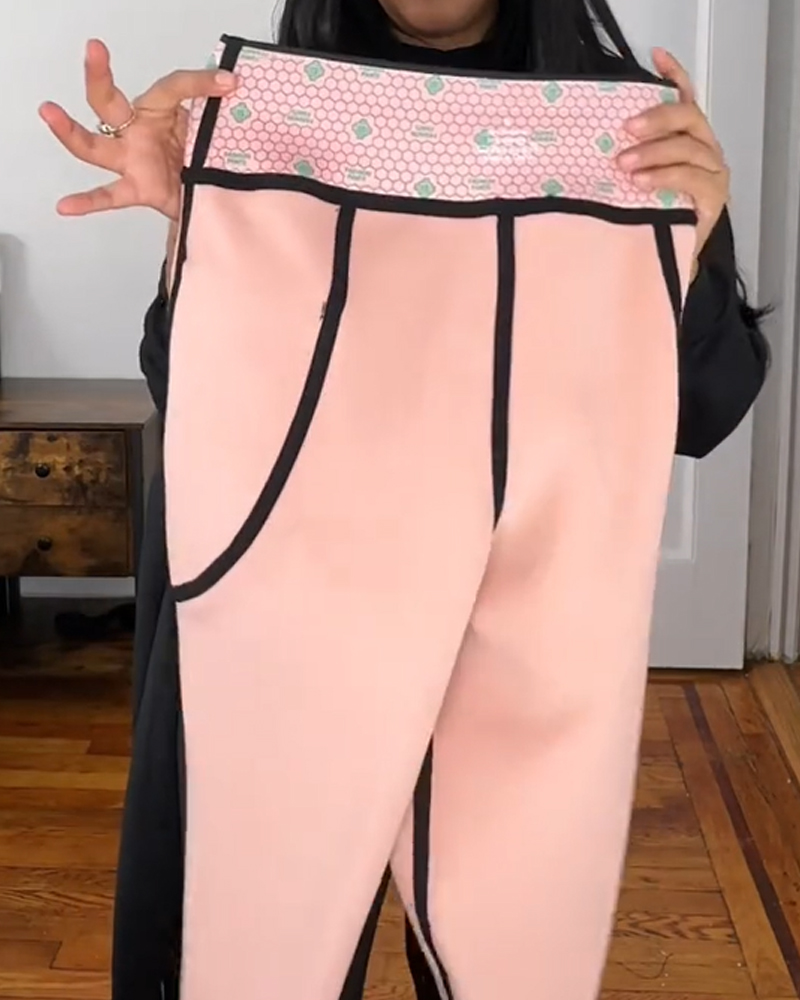 High-Waisted Tummy-Controlling Warm Sports Leggings