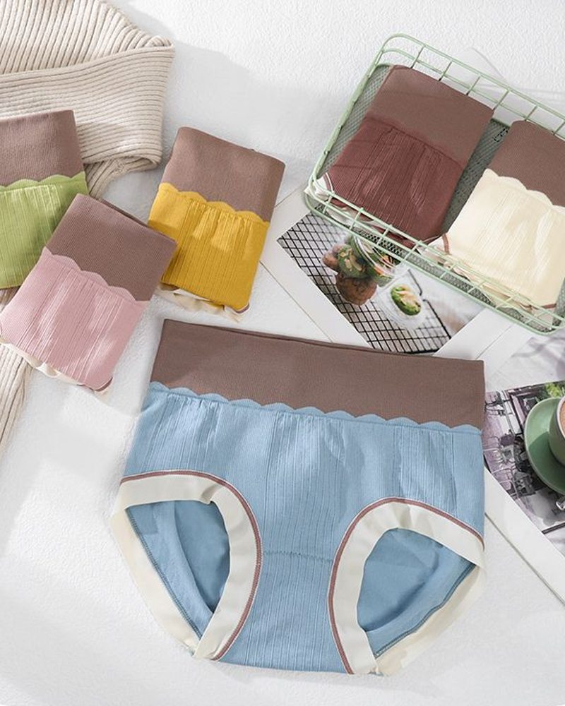 High Waisted Tummy Control And Hip Lifting Briefs