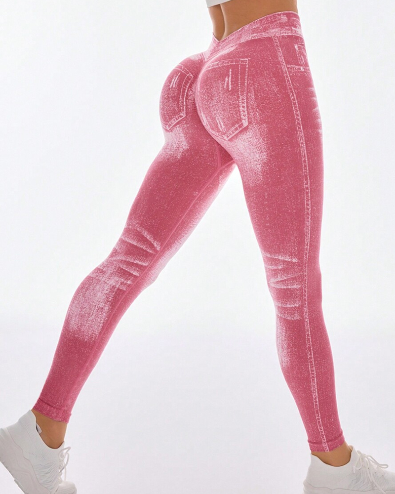 High Elastic Quick-Drying Hip-Hugging Yoga Pants