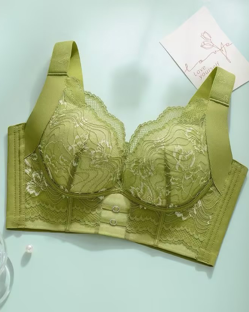 Women's Wireless Push Up Lace Bra
