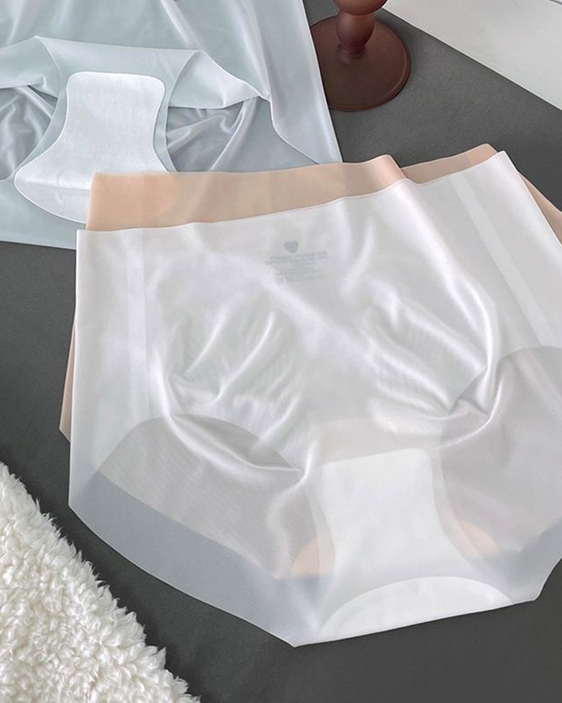 Seamless Ice Silk Mask Panties