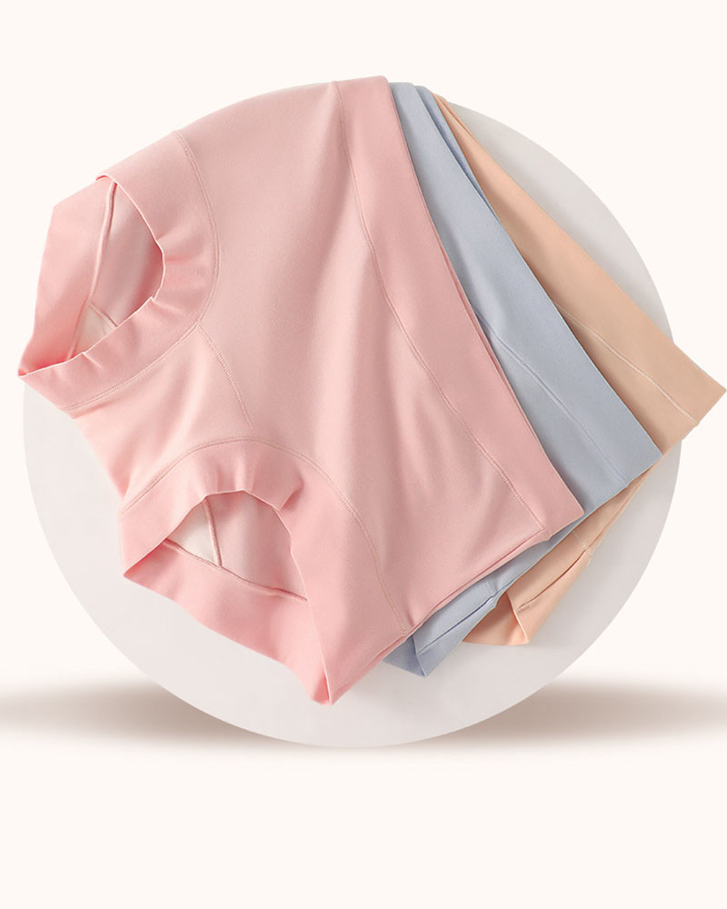 Long-Staple Cotton Antibacterial Mid-Rise Panties